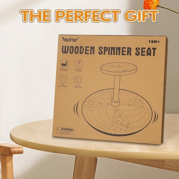 Sit and Spin -‎ Classic Spinning Activity Toy for Toddlers Age 2 3 4 5, Early - Picture 3 of 6